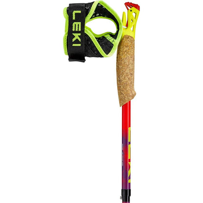 NEW 2026 Leki UltraTrail FX.One Trail Running Poles (Pair) - Red