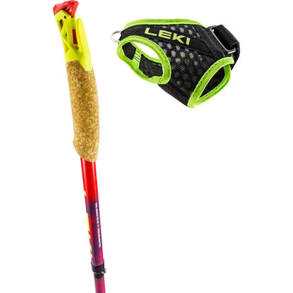 NEW 2026 Leki UltraTrail FX.One Trail Running Poles (Pair) - Red