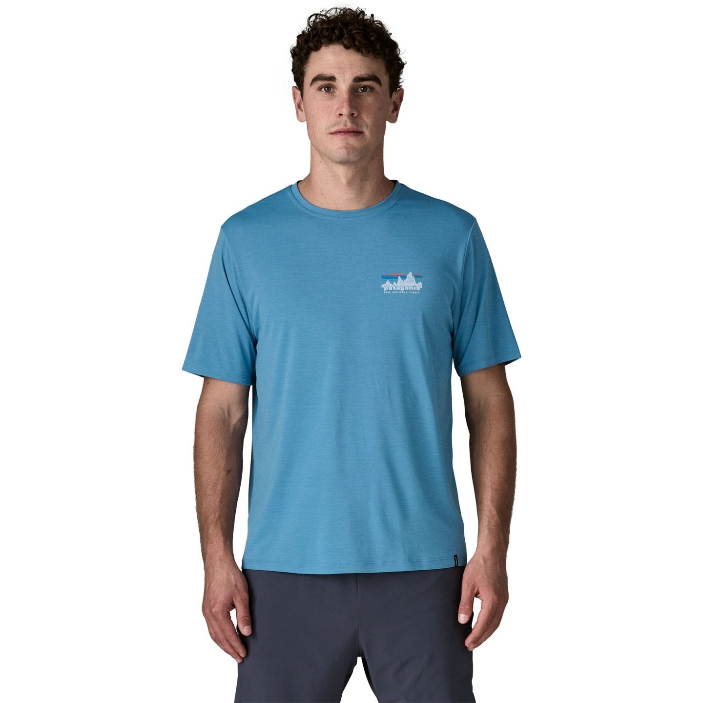 Patagonia Cap Cool Daily Graphic Shirt Tee 73 Skyline - Men's
