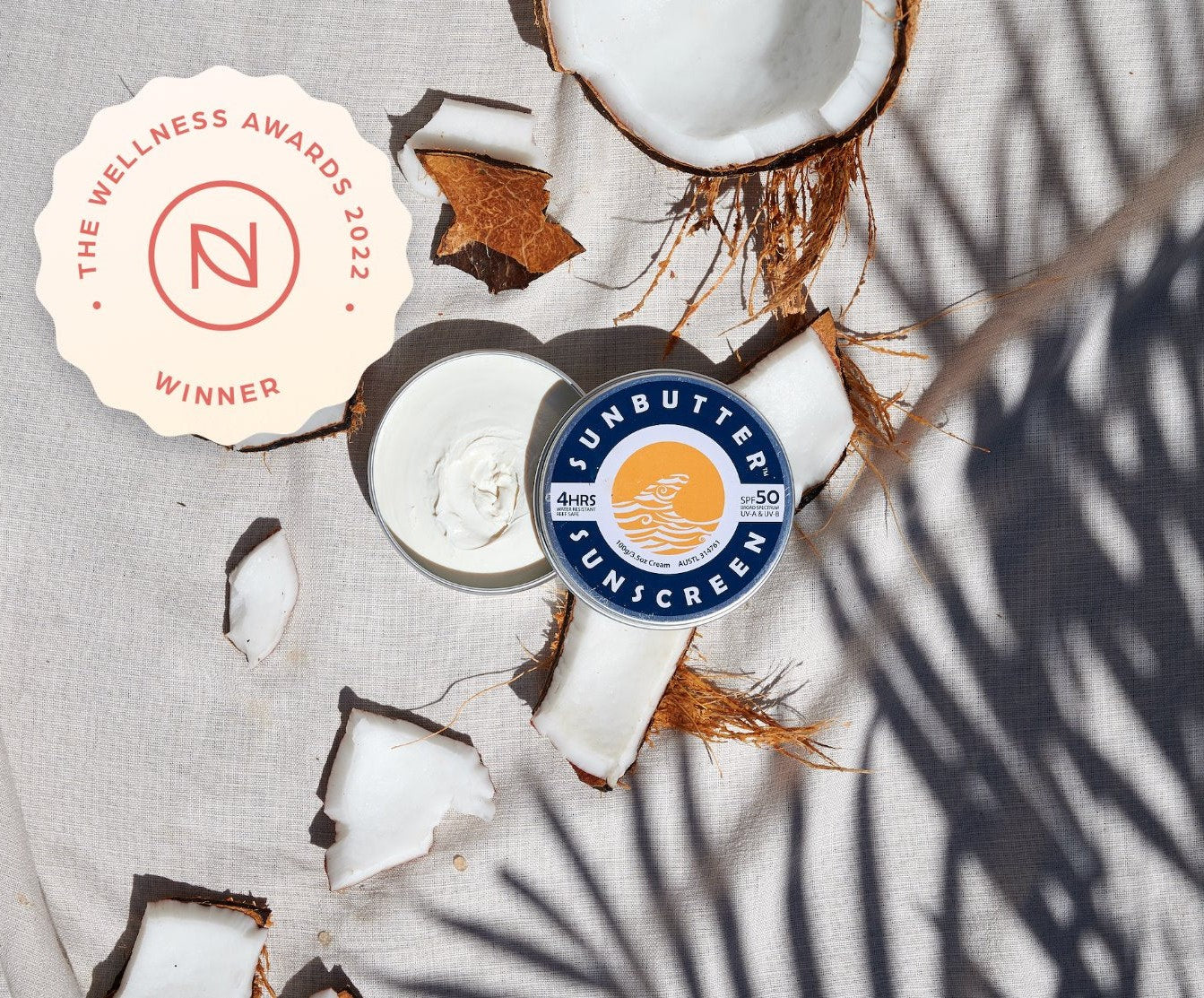 Sunbutter Skincare Sunscreen SPF50