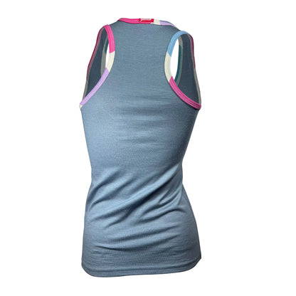 Yank Seabreeze Merino Singlet Storm - Women's