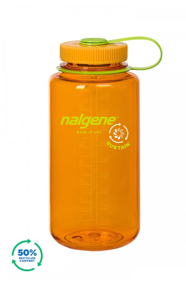 Nalgene Sustain 1L Wide Mouth Drink Bottle
