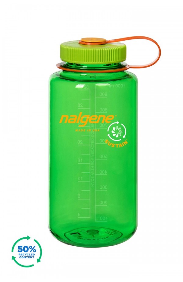 Nalgene Sustain 1L Wide Mouth Drink Bottle