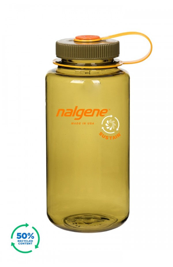 Nalgene Sustain 1L Wide Mouth Drink Bottle