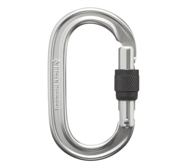 Black Diamond Oval Keylock Screwgate Carabiner