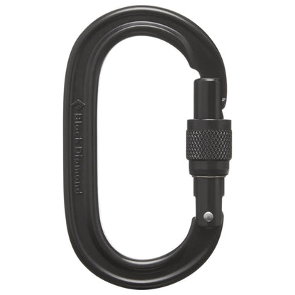 Black Diamond Oval Keylock Screwgate Carabiner